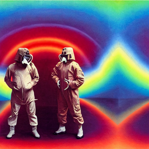 Two Time Generals Wearing Flight Masks And Red Rick Owens Fl...