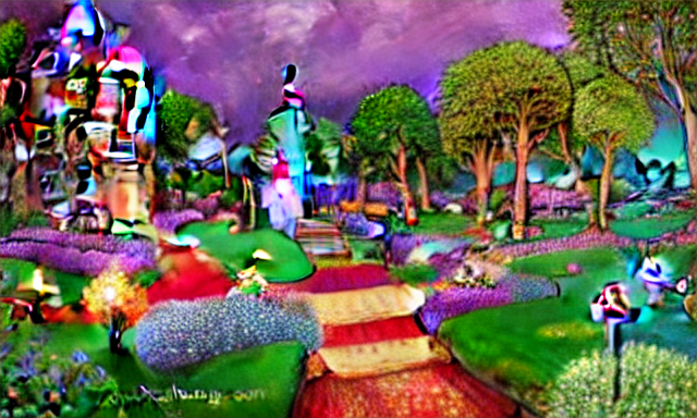 Photo Of Garden  4 Bioillumination Ray Tracing Hdr  2 In Mat...