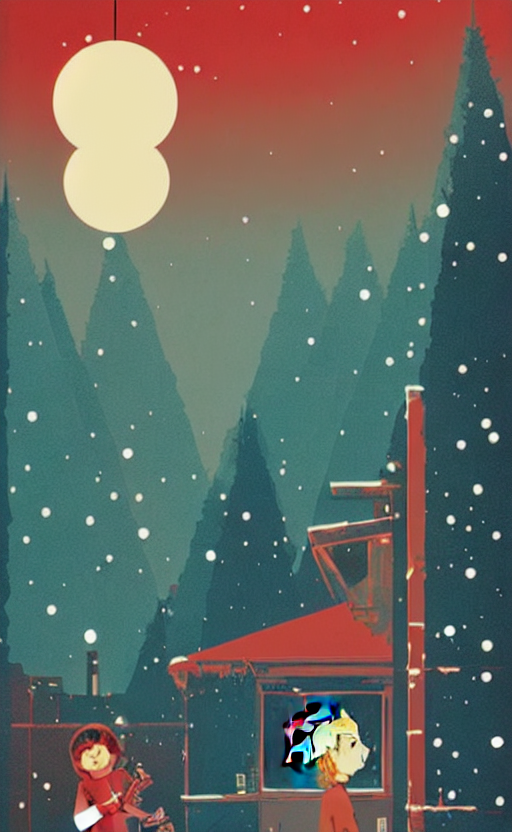 Christmas At Kelly Family, No Lettering, Advertising Poster,...
