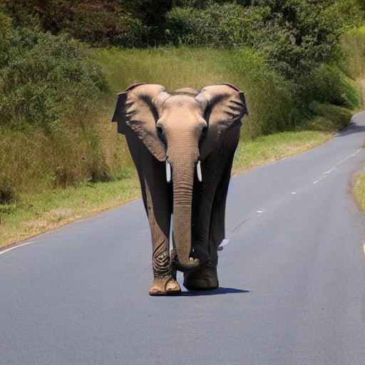 Elephant On A Bike