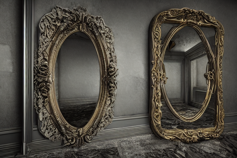 Massive Mirrors, Shattered Textures, Antlers, Lake, Reflecti...