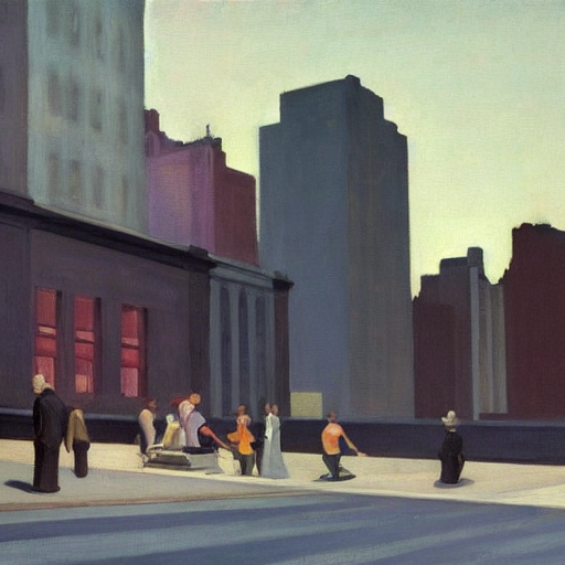 A Painting By Edward Hopper Of The Angel Of Death In New Yor...
