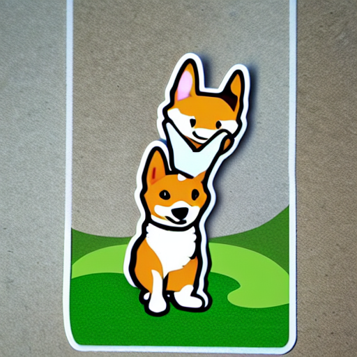 Die Cut Sticker Of Chibi Corgi Cute Golf Player — Stable Diffusion AI Prompt: die cut sticker of chibi corgi cute golf player