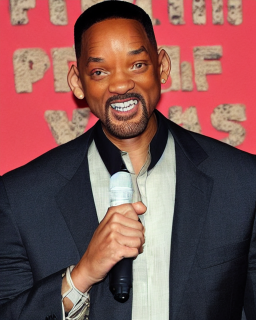 Will Smith With Extremely Tiny Eyes And Extremely Tiny Mouth