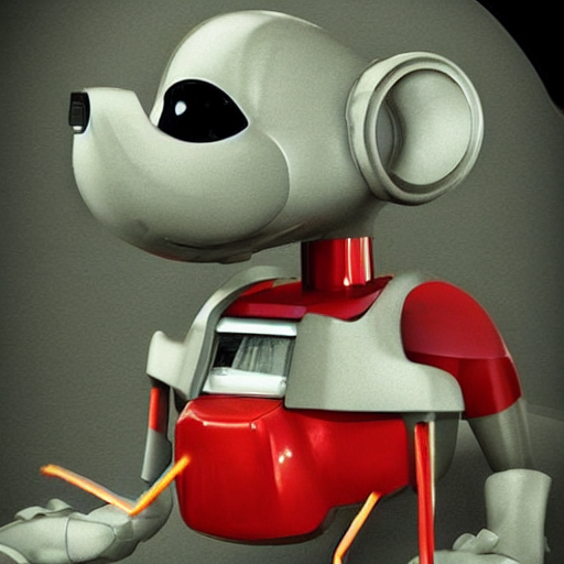 Large Beeple, Workshop, Hangar, Mickey Mouse Head, Automaton...