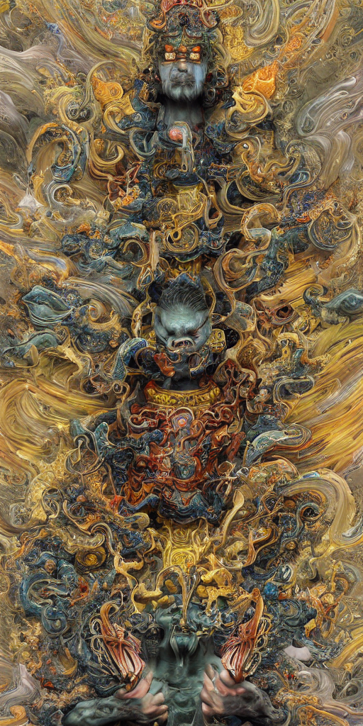 Religious Deity Imagery, Taoism Of Chinese, Cyberpunk, Japan...
