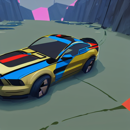 Mustang Car, Inside The Game Of Risk Of Rain 2, Art Style Ri...