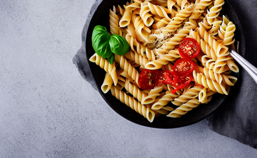 A Pasta Bowl, Natural Light, Cinematic Lighting, 8 K, Food P... — Stable Diffusion AI Prompt: a pasta bowl, natural light, cinematic lighting, 8 k, food photography