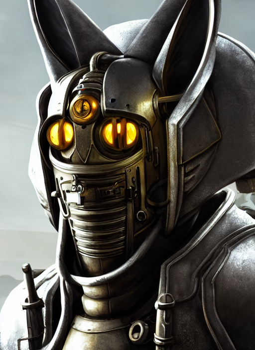Biohazard Portrait Of Anubis Wearing A Pale Gray Pilot Jacke...