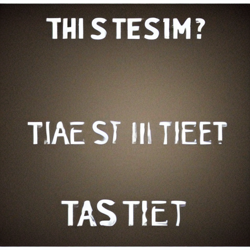 This Is A Test Only A Test