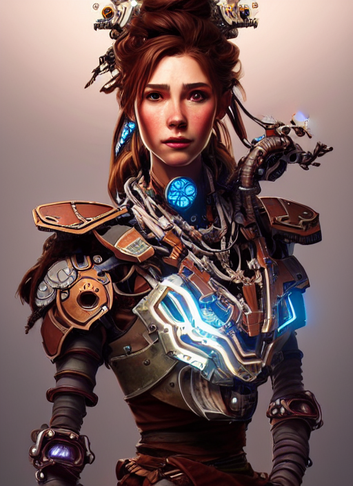 Portrait Of Link, Robot Steampunk, Floral Horizon Zero Dawn...