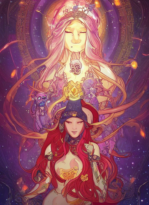 Adventure Time Fire Princess Surrounded By Starlight, Moon B...