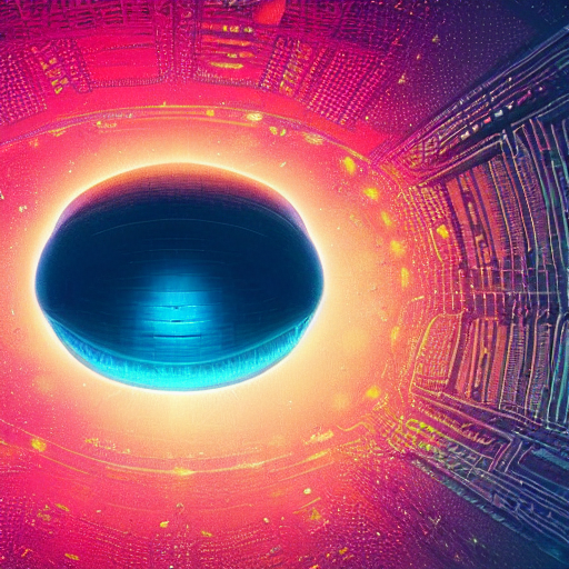 Alien Egg, Cocoon, Inside The Outline Of An Owl, Neon Blue G... — Stable Diffusion AI Prompt: alien egg, cocoon, inside the outline of an owl, neon blue glow from inside, bri...