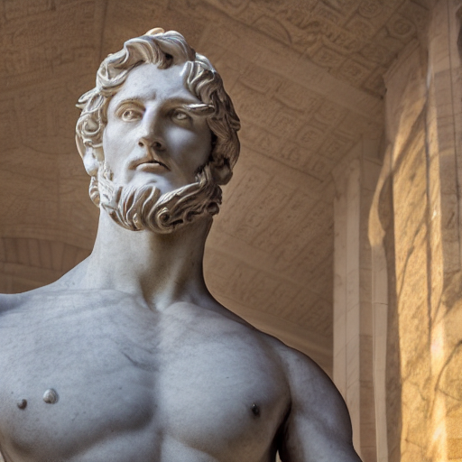 A Magnificent Marble Statue Of A 1 9 Th Century Man In A Dis...