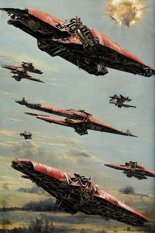 An Airbrush Painting Of An Cyber War Machine By Destiny Woma...