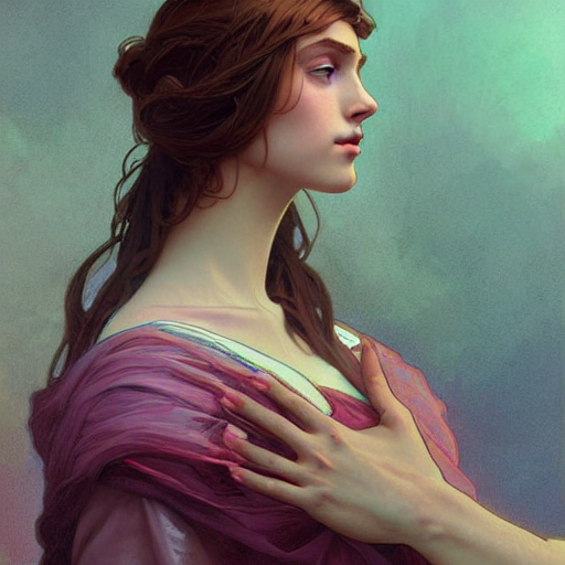 A Man Turning Into A Girl, Feminine Face, Very Beautiful Fac...