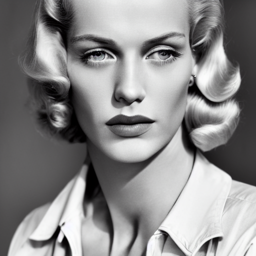 A Beautiful Close - Up Of Of A Blonde German Actor With High...