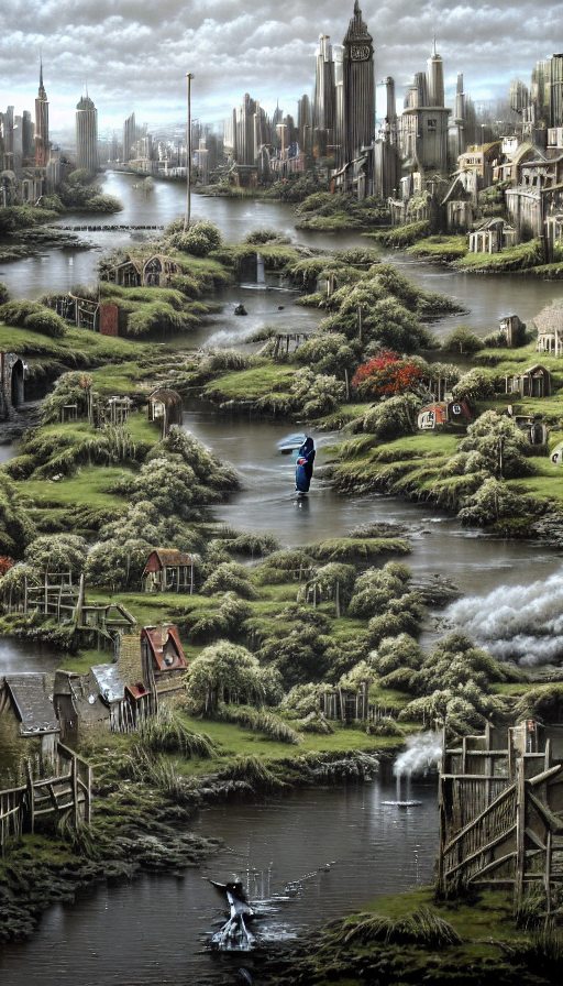 Landscape By Banksy, Made Of Glass, Archdaily, Wallpaper, Hi... — Stable Diffusion AI Prompt: landscape by banksy, made of glass, archdaily, wallpaper, highly detailed, trend...