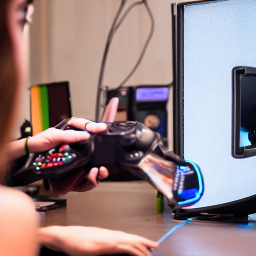 An Electronic A Fan Playing Fortnite