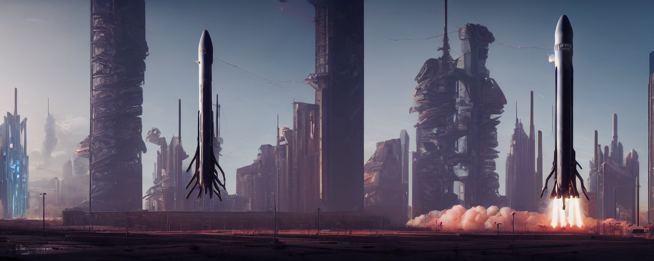 A Beautiful Matte Painting Of A Cyberpunk Environment With A...