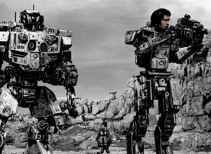 Scene From The 1 9 7 2 Science Fiction Film Battletech