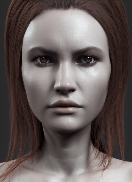 Shoulder Level Shot Of A Woman, Tears Flowing Down,  Planets...